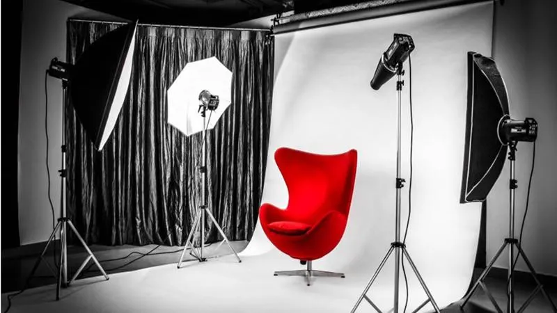 1200 Watts White Umbrella Soft box Continuous Lighting Photo Video Studio Kit With Chromakey Background Muslins (Green Black White)