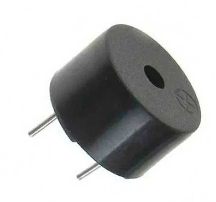 12VDC, 85dB 4000Hz Piezo Buzzer, 13.8x7.5mm Size
