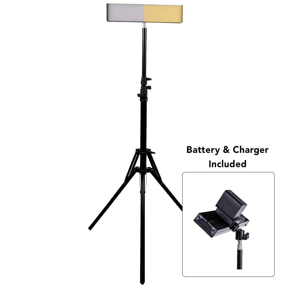 13" LED Photography Video DIY Studio Lighting Kit - 1x Crystal Luxe
