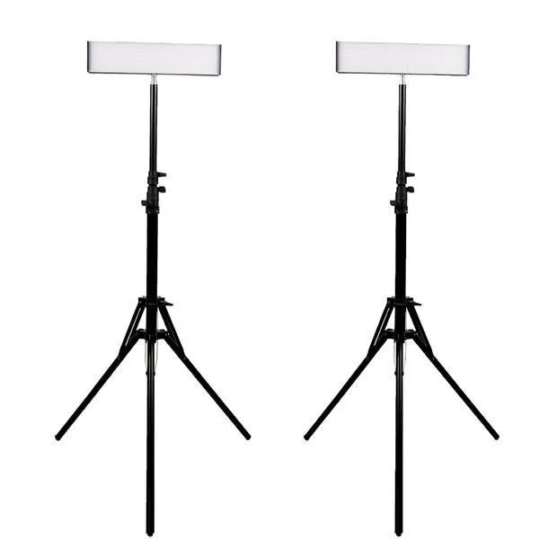 13" LED Photography Video DIY Studio Lighting Kit - 2x 'DUO' Crystal Luxe