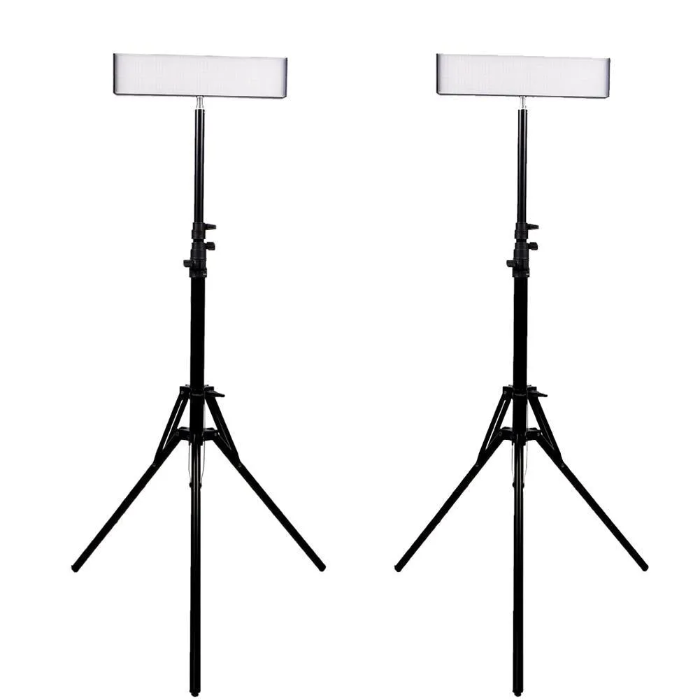 13" LED Photography Video DIY Studio Lighting Kit - 'DUO' Crystal Luxe (No Battery & Charger)