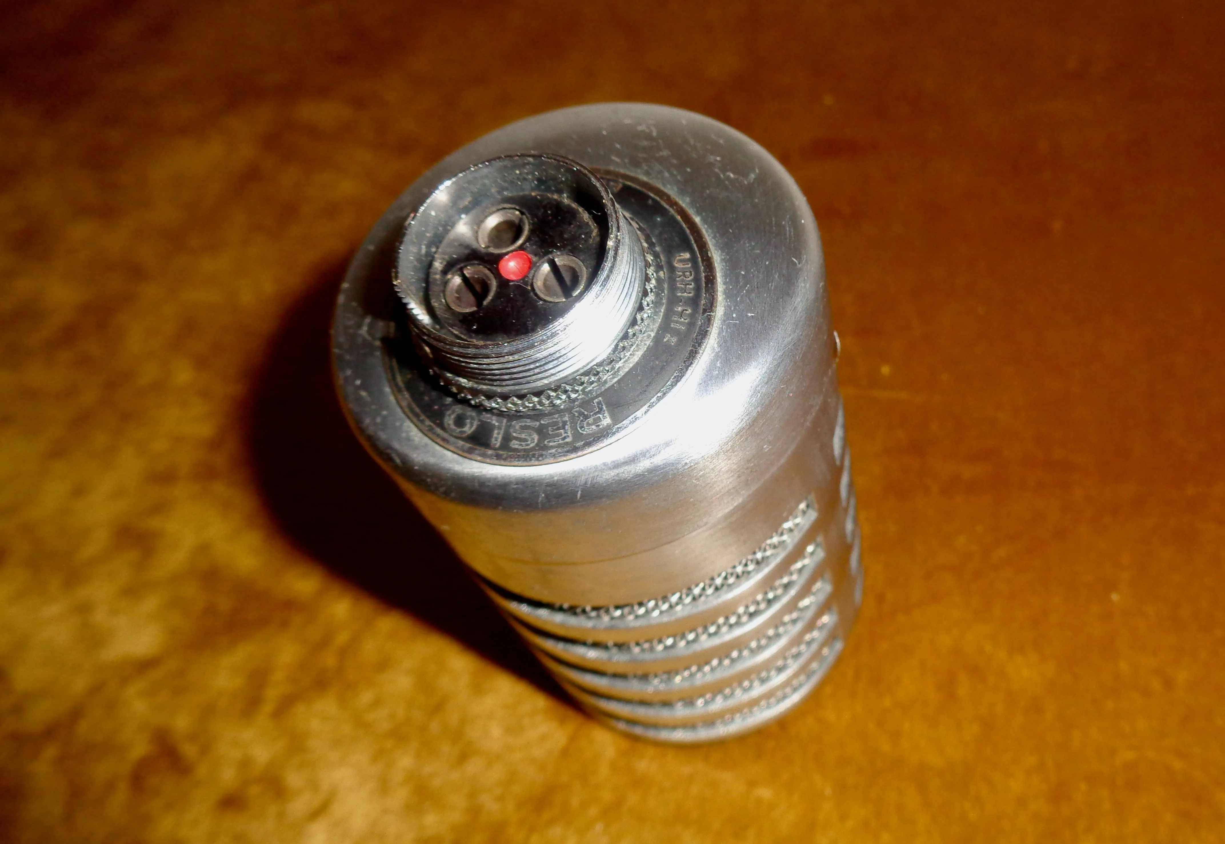 1960s Reslo URH HiZ High Impedance RV Ribbon Microphone