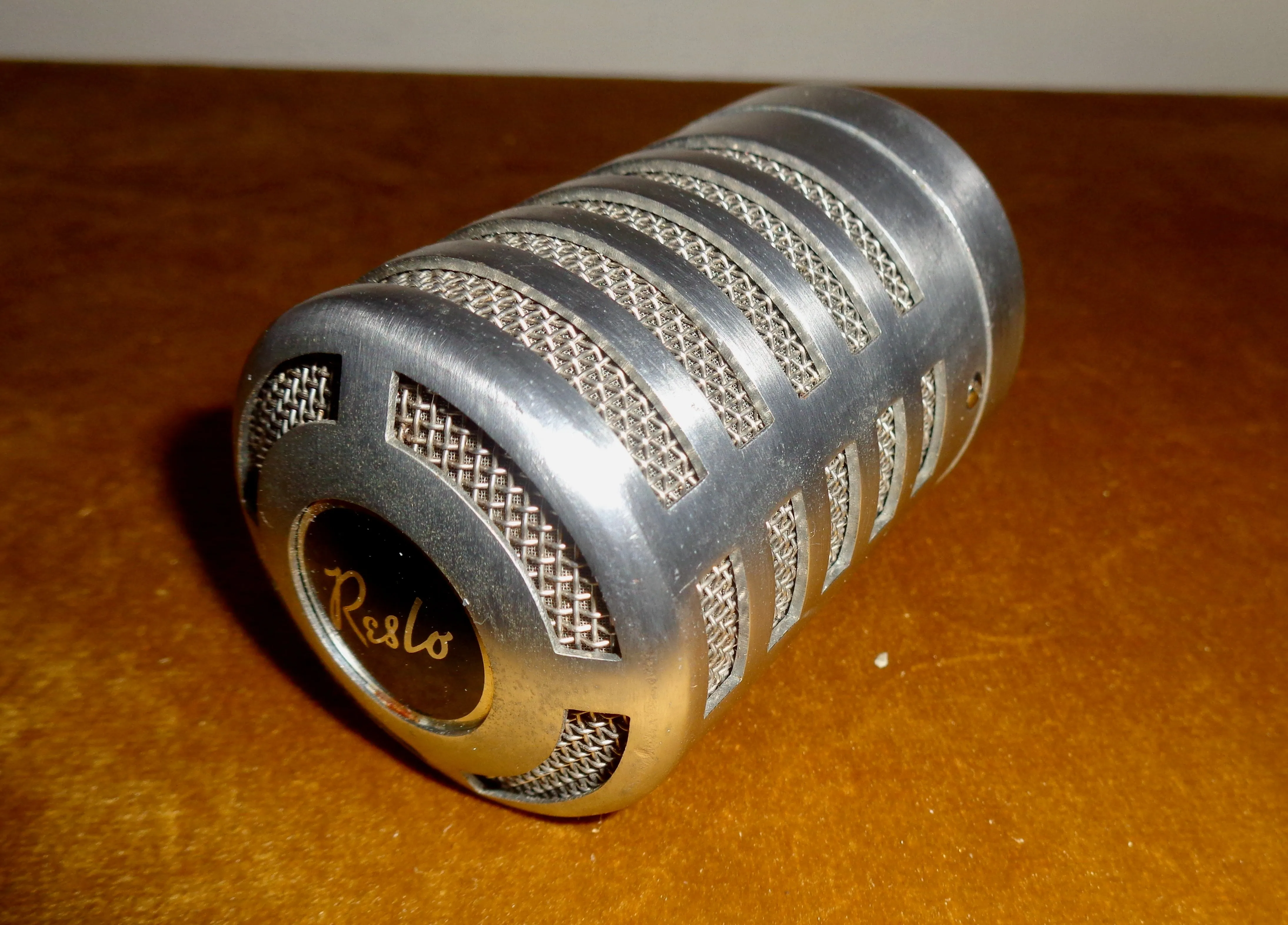 1960s Reslo URH HiZ High Impedance RV Ribbon Microphone