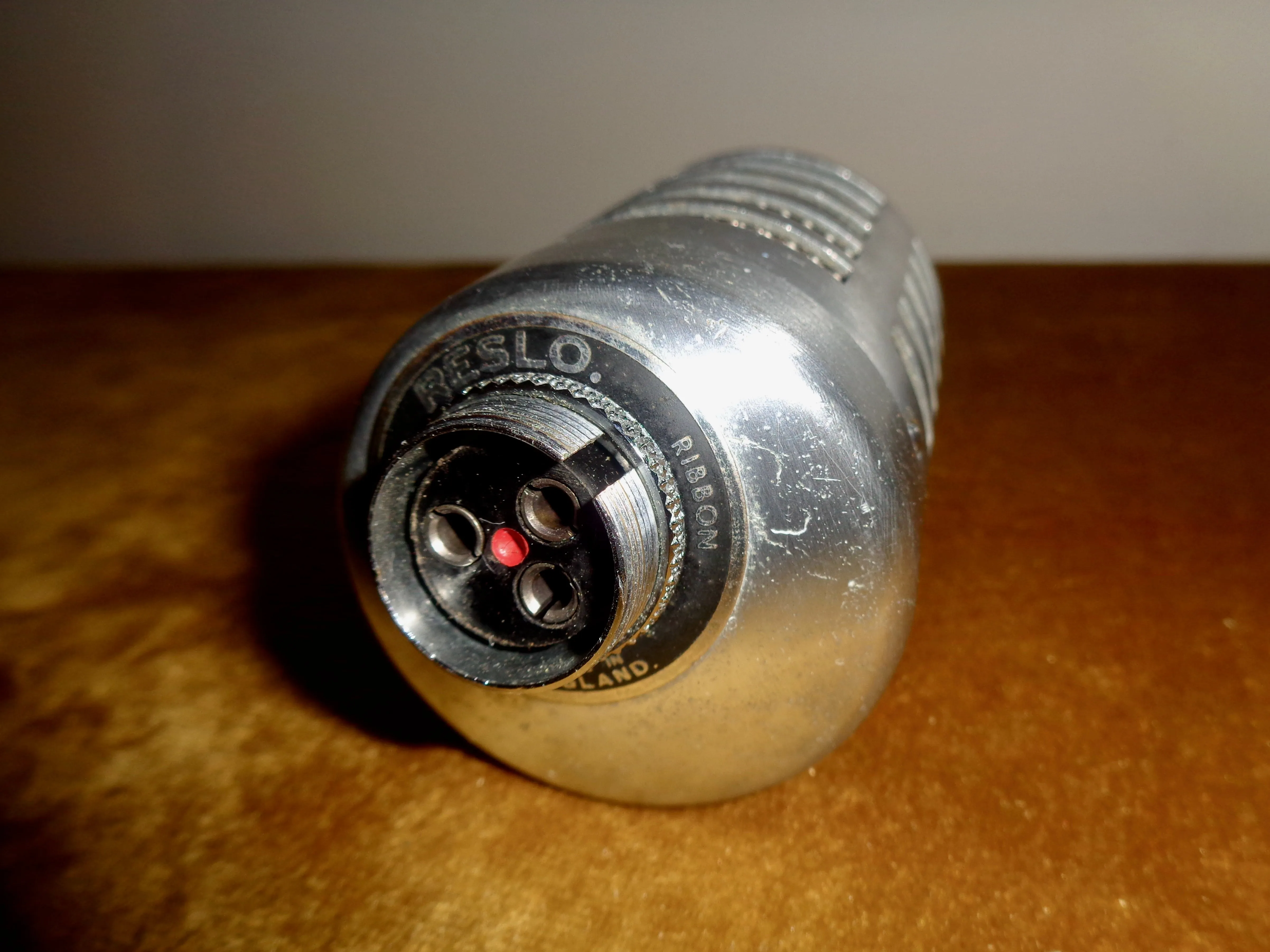 1960s Reslo URH HiZ High Impedance RV Ribbon Microphone