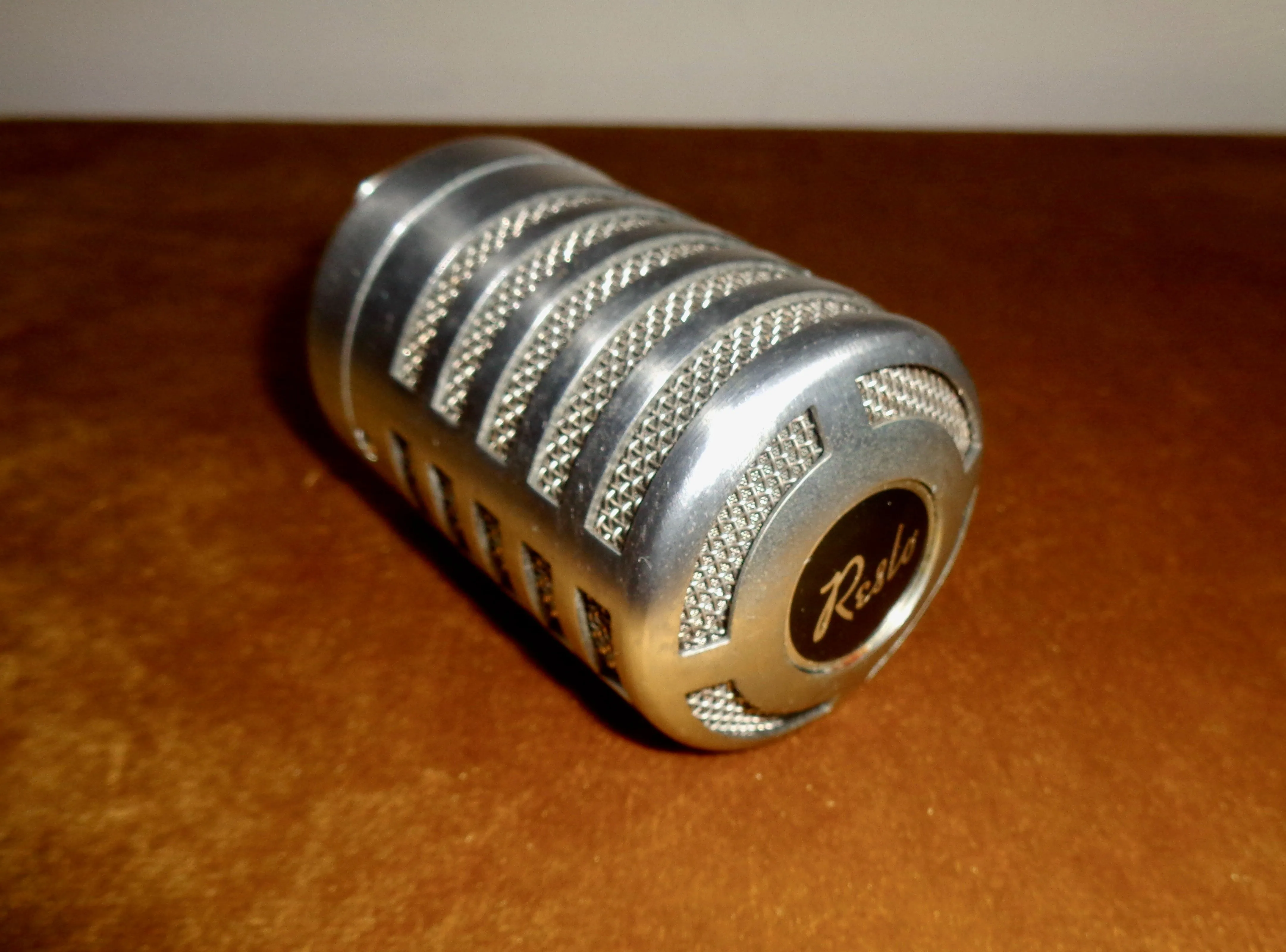 1960s Reslo URH HiZ High Impedance RV Ribbon Microphone