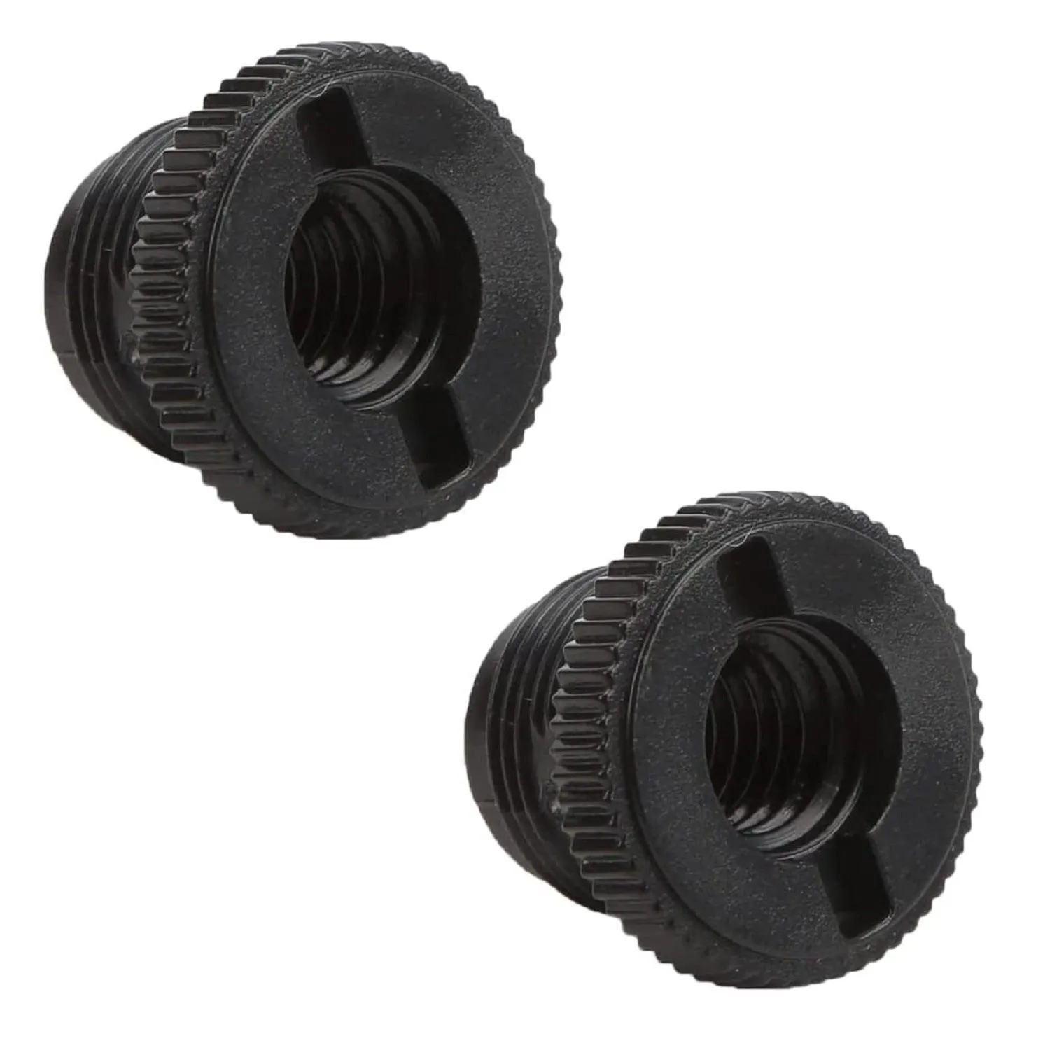 2 Pieces Mic Stand Adapter Plastic 5/8 Male to 3/8 Female Screw for