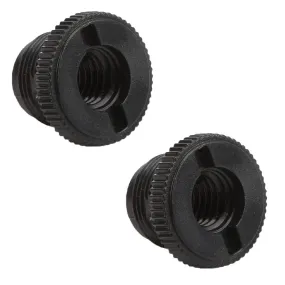 2 Pieces Mic Stand Adapter Plastic 5/8 Male to 3/8 Female Screw for