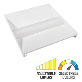2x2 LED Troffer Retrofit, 35 Watts, 4500 Lumens, 35K/40K/50K, 120-277V, Center Basket