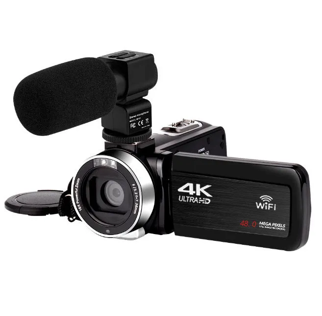 3.0 inch touch screen 4K video camera with wifi
