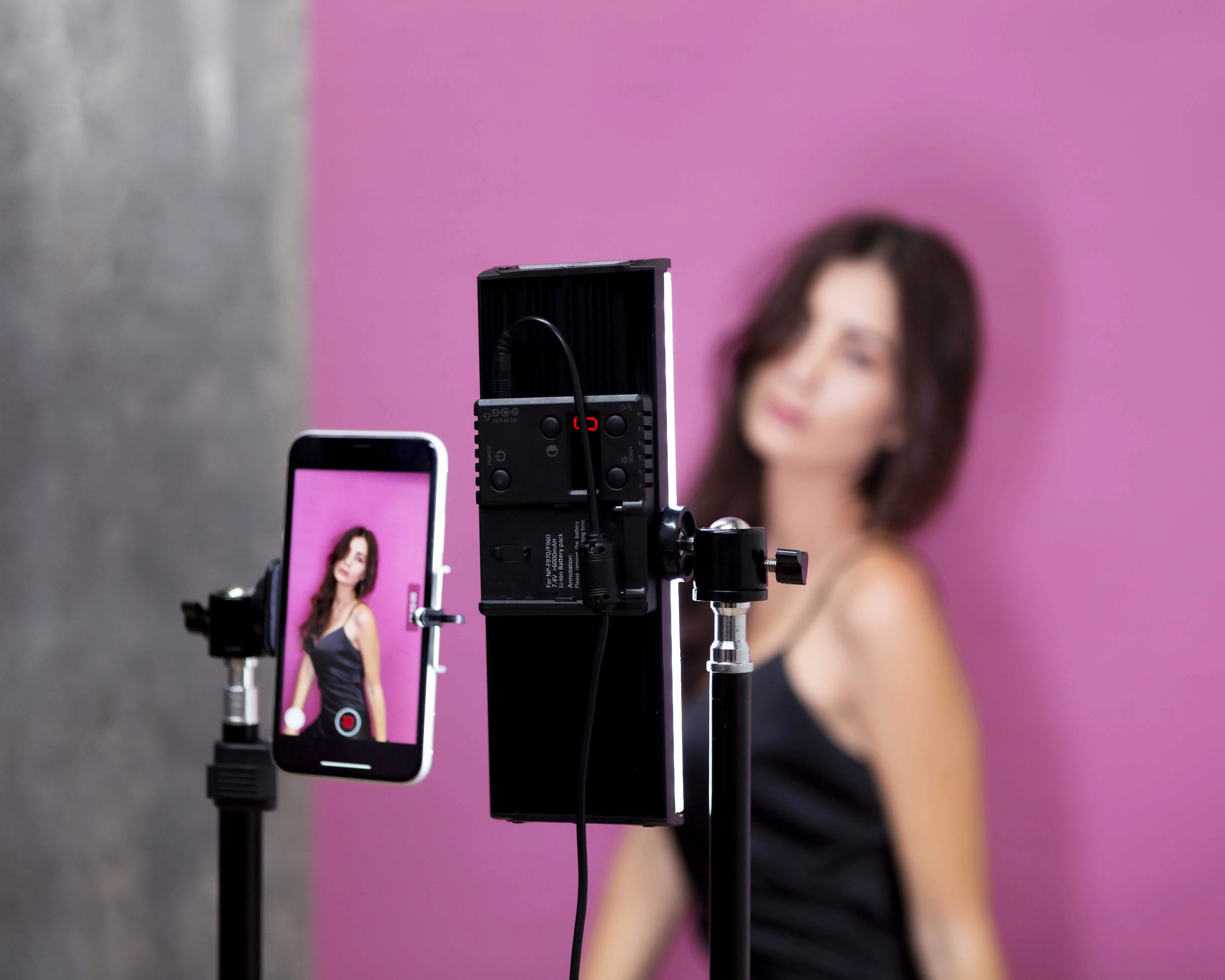 9" LED Photography Video Studio Lighting Kit - 1x Crystal Luxe - Bundle