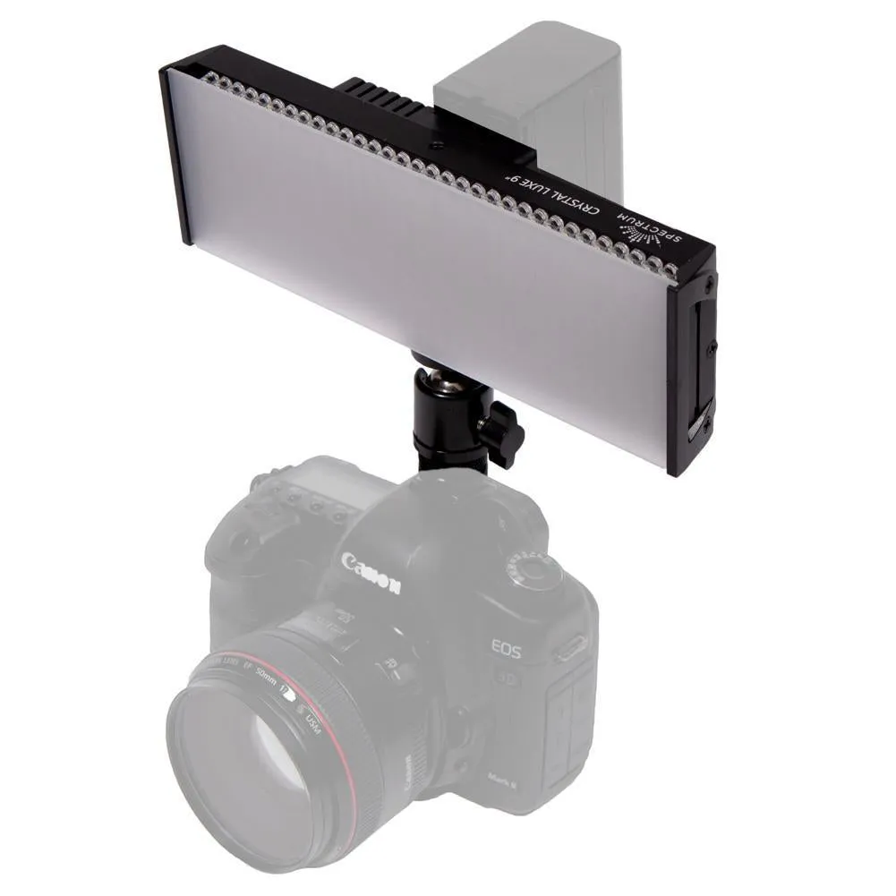 9" LED Photography Video Studio Lighting Kit - 1x Crystal Luxe - Bundle