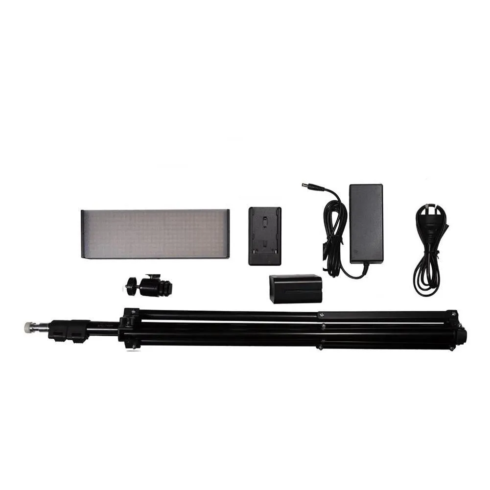 9" LED Photography Video Studio Lighting Kit - 1x Crystal Luxe - Bundle