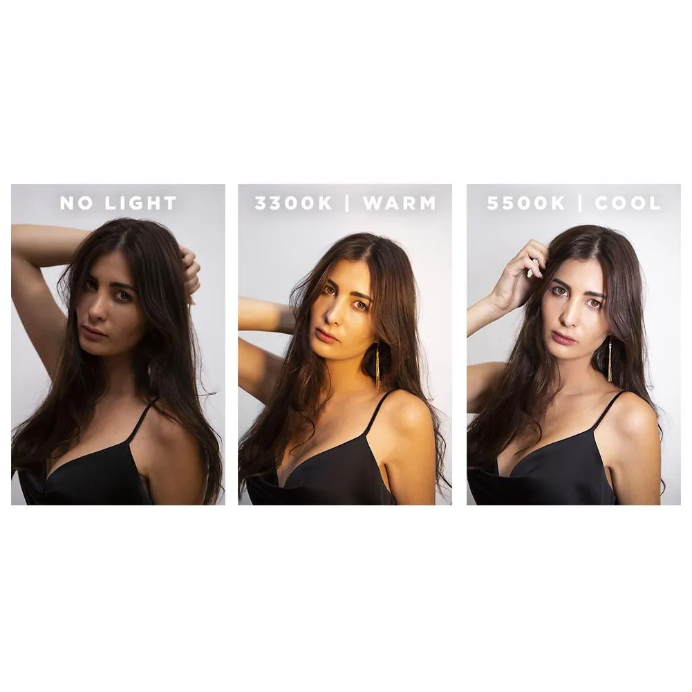 9" LED Photography Video Studio Lighting Kit - 1x Crystal Luxe - Bundle