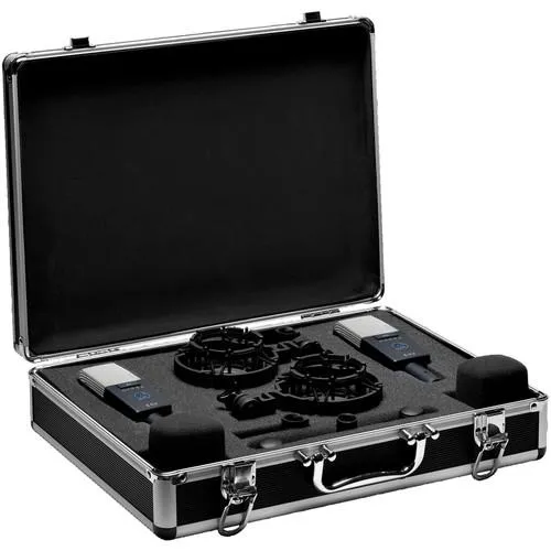 AKG C414 XLS Matched Pair Multi-Pattern Large-Diaphragm Condenser Microphone Matched Pair Stereo Set