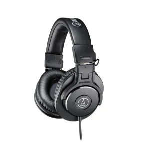 Audio Technica ATHM30X Closed-Back Dynamic Monitor Headphones