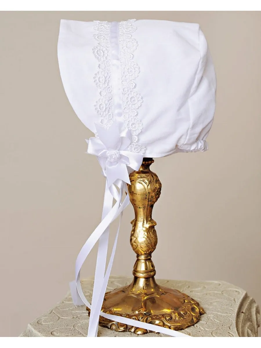 Baby Girls White Eden Christening Gown Newborn-24M