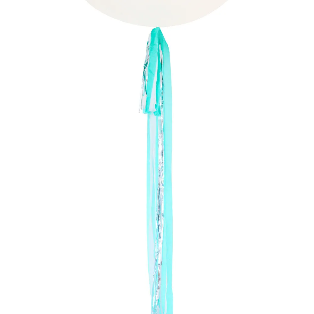Balloon Tail - Silver   Blue