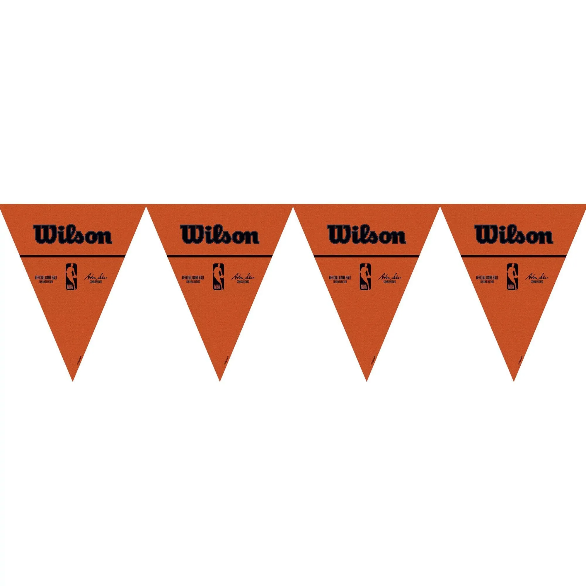 Basketball NBA Pennant Banner, 144 Inches, 1 Count