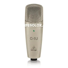 Behringer C-1U USB Studio Condenser Microphone - Brand New