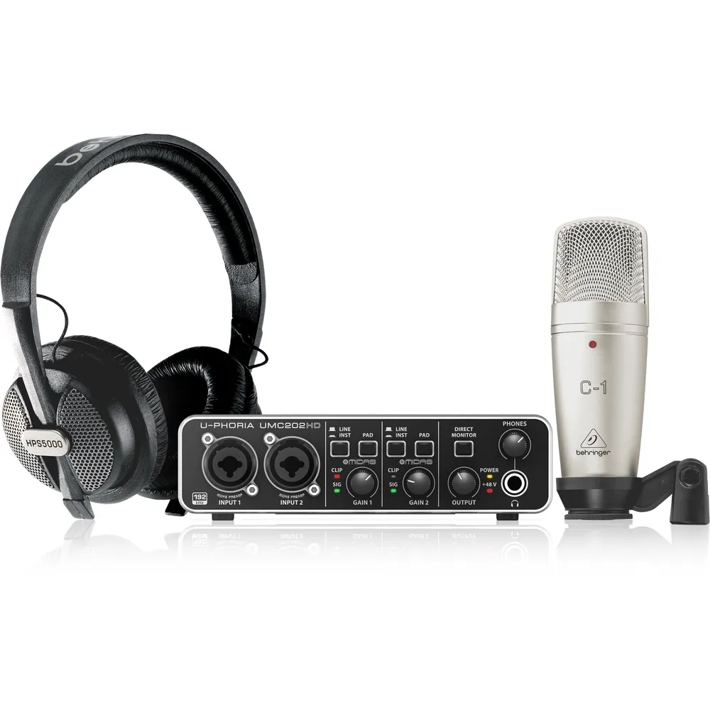 Behringer U-Phoria Studio Pro Recording Bundle