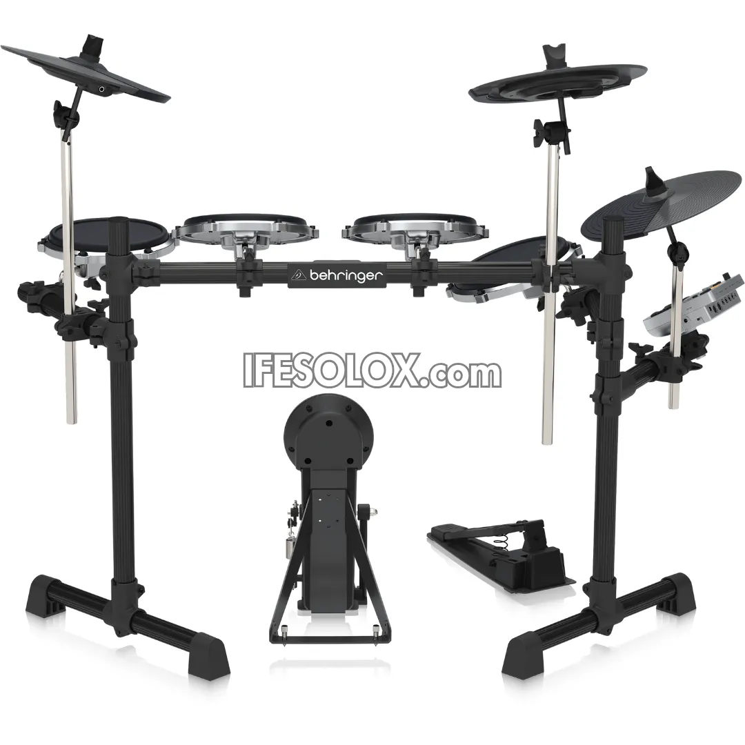 Behringer XD80USB 8-Piece Electronic Drum Set with 175 Sounds, 15 Drum Sets, LCD Display, USB/MIDI Interface - Brand New