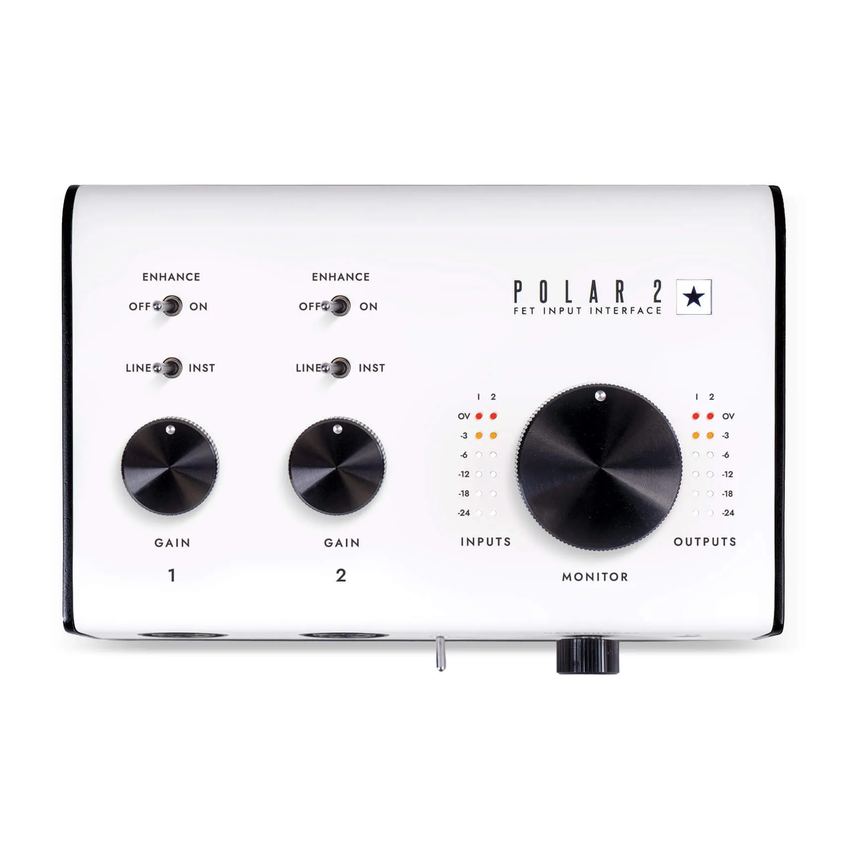 Blackstar Polar 2 Audio Interface (2 In/2 Out) Guitar FET Preamp for PC/MAC/Tablet/Phone