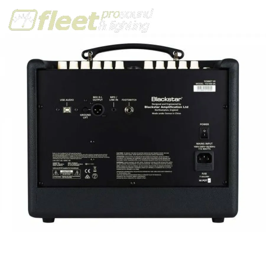 Blackstar SONN60BK Sonnet 60W Acoustic Amplifier - Black