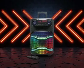 BLAZE-15, 15'' Bluetooth Party Speaker with Disco Lights, 10,000 Watts
