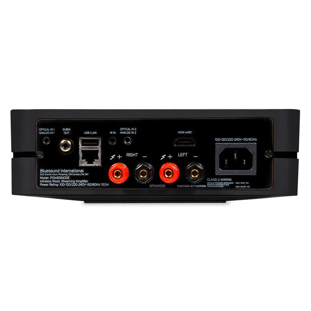 Bluesound Power Node Gen 3 Wireless Multi-Room Streamer (With HDMI) - Open Box