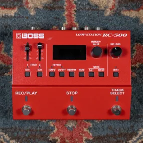 Boss RC-500 Loop Station Multi-Track Looper Pedal w/Box - Used