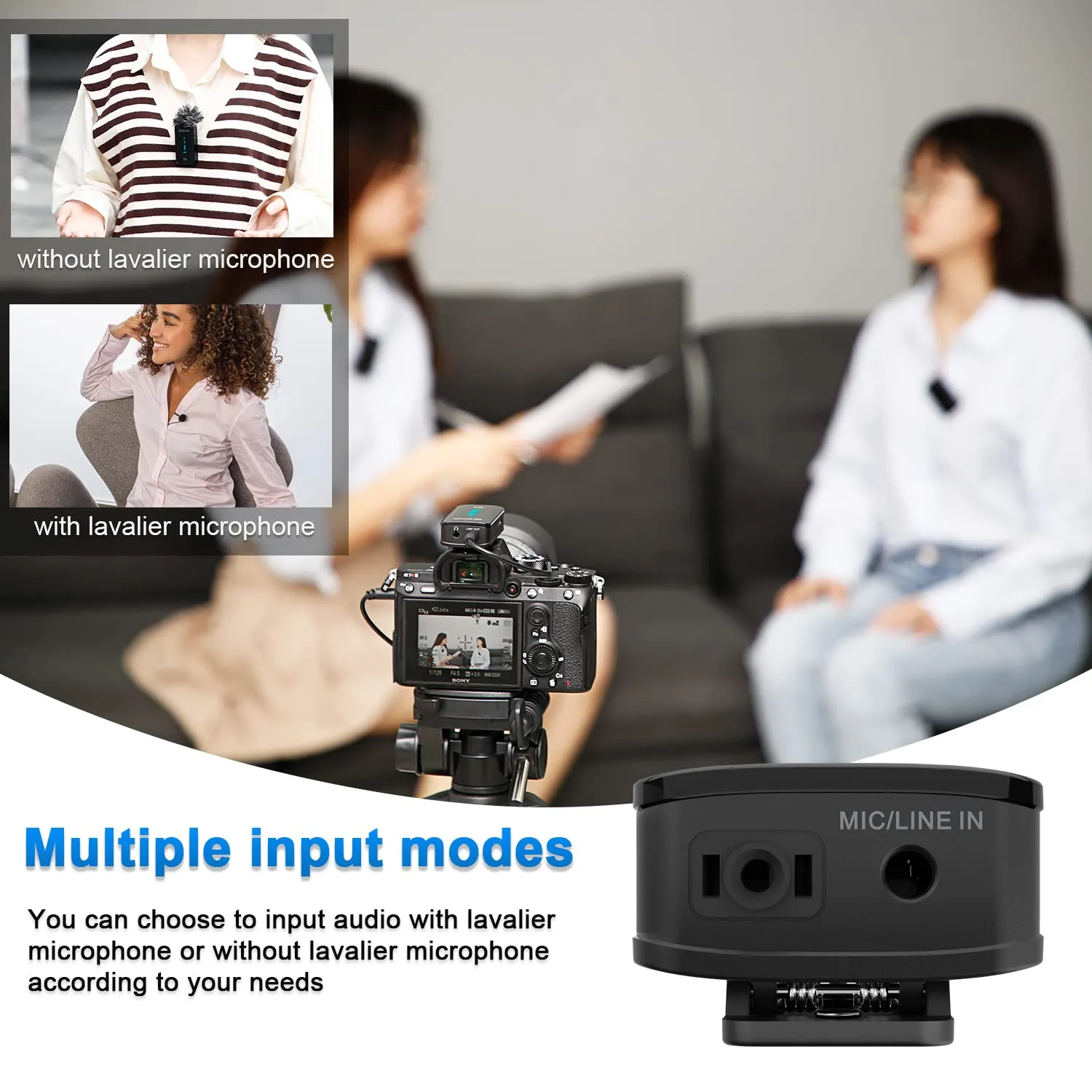 BOYA ULTRACOMPACT 2.4GHZ DUAL-CHANNEL WIRELESS MICROPHONE SYSTEM BY-XM6-S2