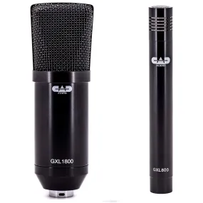CAD Audio GXL1800SP Studio Pack with GXL1800 Side Address Microphone and GXL800 Small Diaphragm Microphone