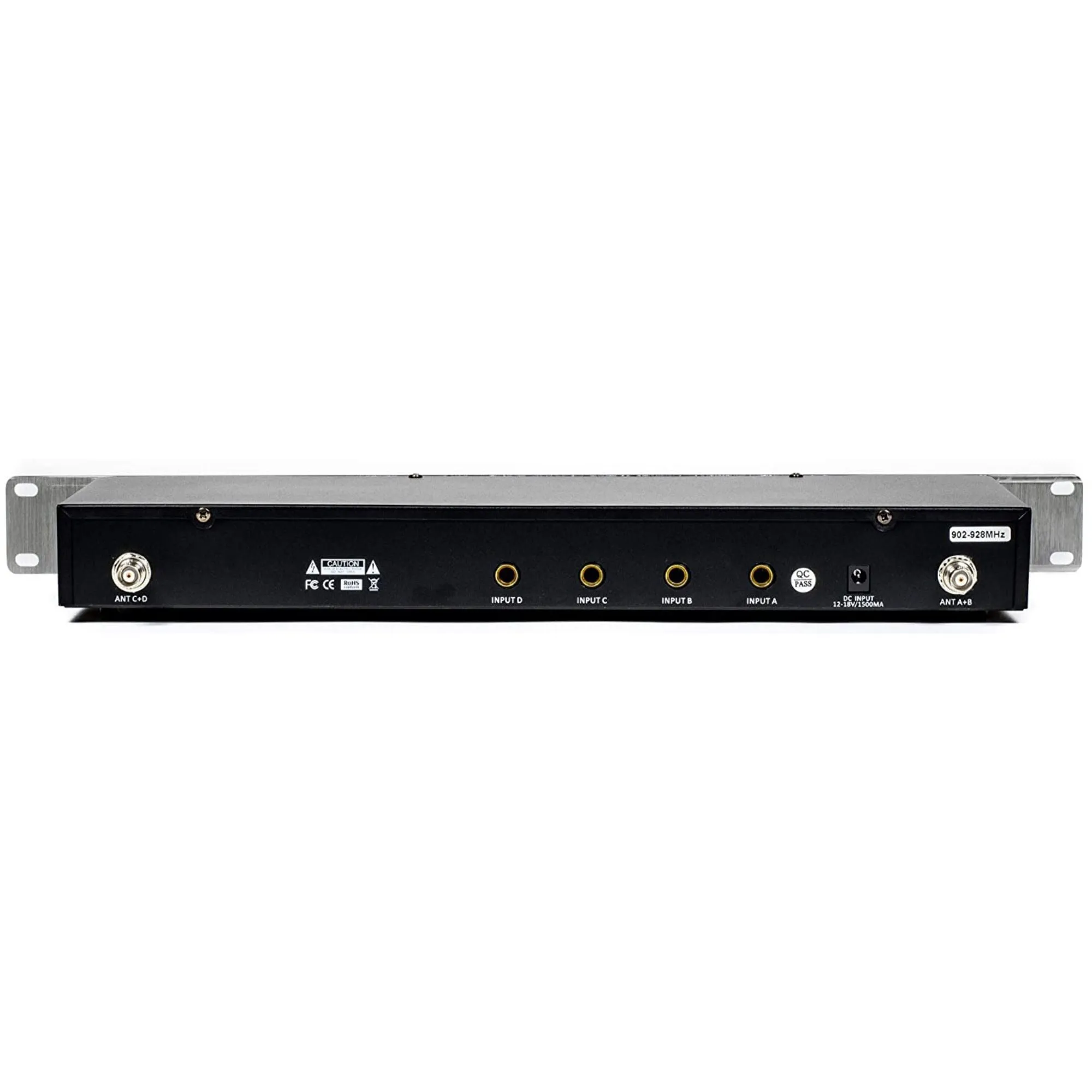 CAD Audio GXLIEM4 Quad-Mix In-Ear Wireless Monitoring System - Includes MEB1 Earbuds, Integral Rack Ears, and Antenna Relocation Kit