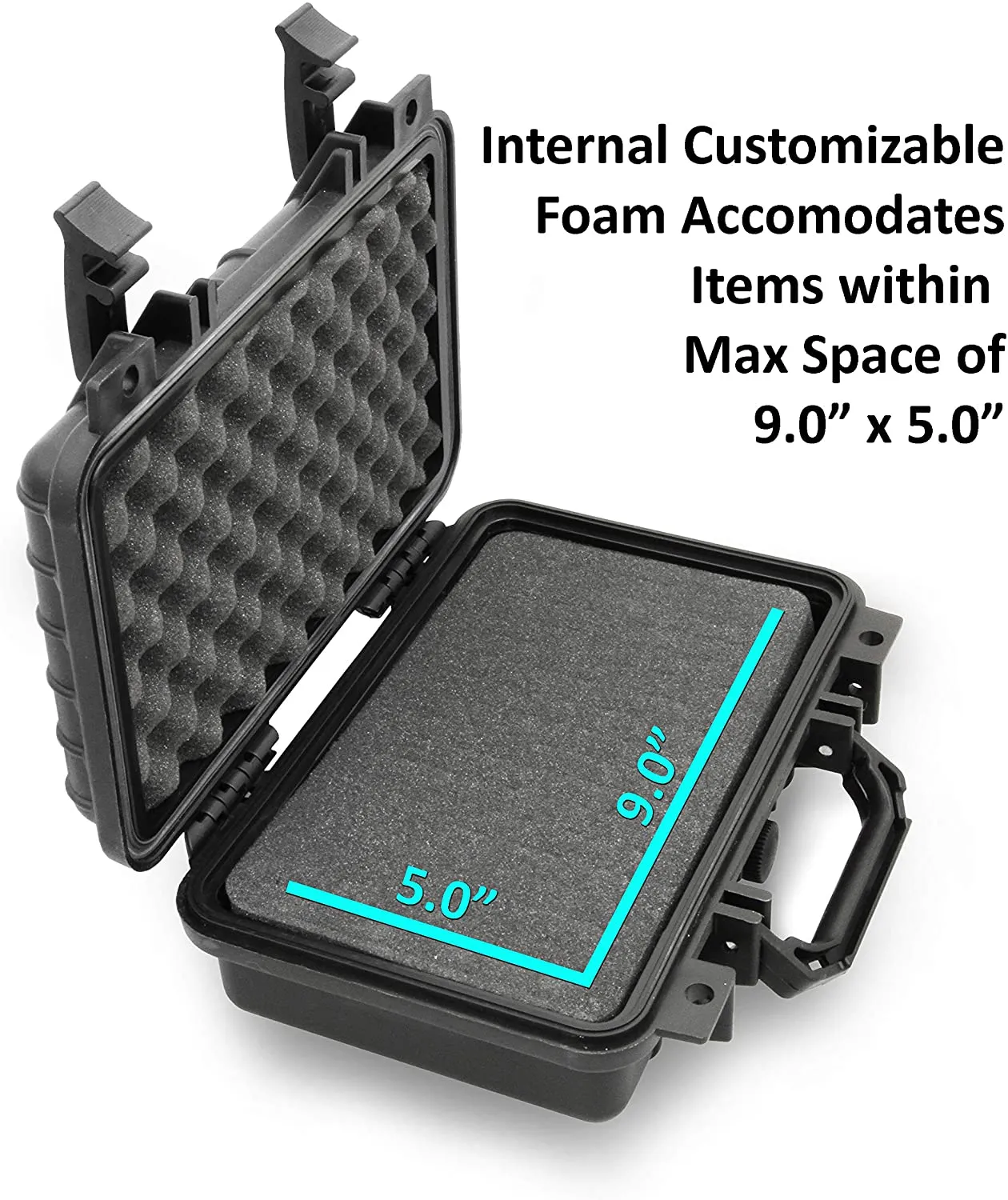 CASEMATIX 12" Microphone Case for Rode Procaster, Behringer Mic, MXL Microphones, Nady, Shure and More Broadcast Vocal Podcasting Mics up to 9"