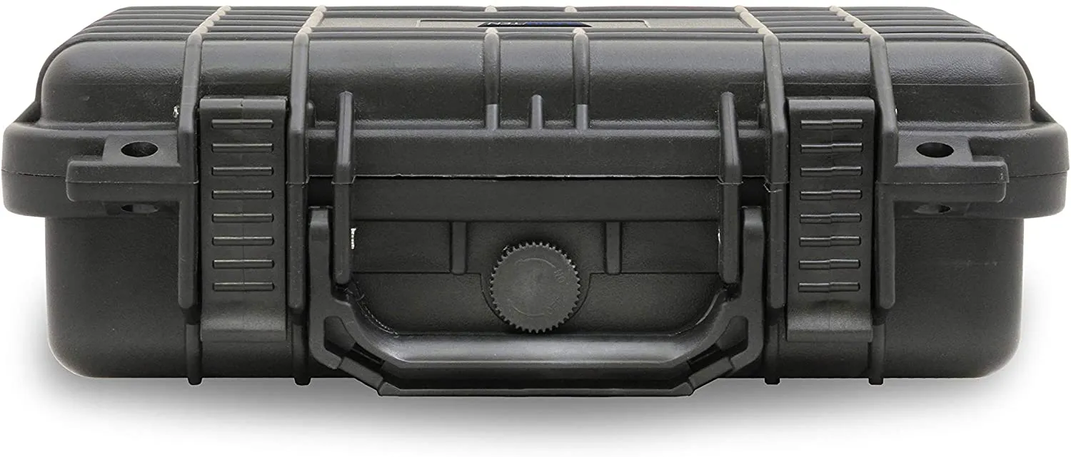 CASEMATIX 12" Microphone Case for Rode Procaster, Behringer Mic, MXL Microphones, Nady, Shure and More Broadcast Vocal Podcasting Mics up to 9"