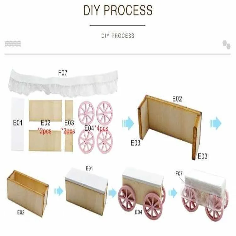 Chocolatier Shop Dollhouse Cafe DIY Dollhouse Miniature Dollhouse Kit Adult Craft Kit Birthday Christmas Gift