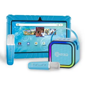 Contixo V8 7" Kids Tablet with Kids Bluetooth Karaoke and Two Microphones by Contixo