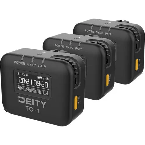 Deity Wireless Timecode Slate w/ 3 TC1 Generator Boxes