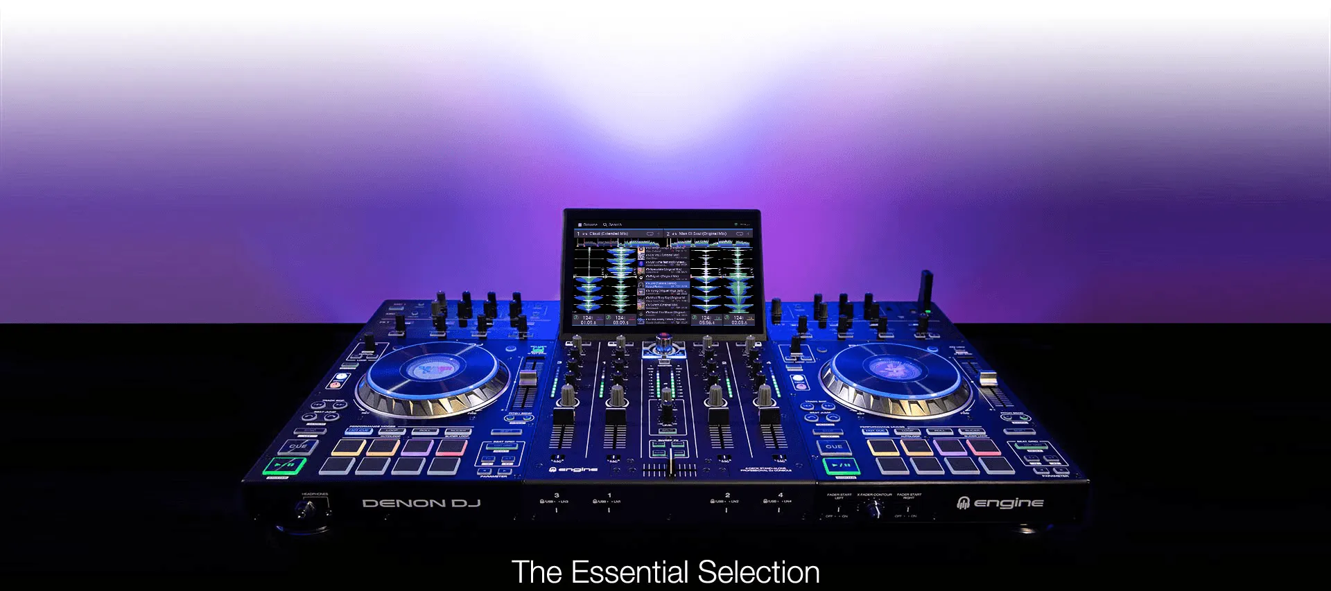 Denon DJ PRIME4XUS Prime 4 4-Deck Standalone DJ System with 10-inch Touchscreen - DEMO