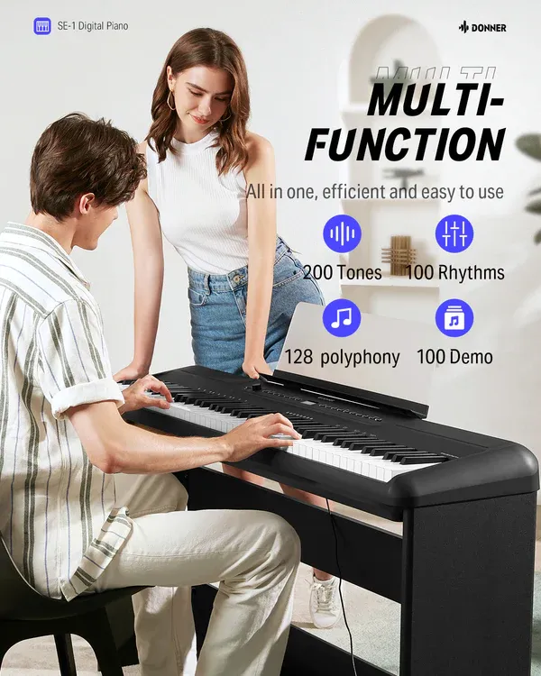DONNER Digital Piano SE-1 Black