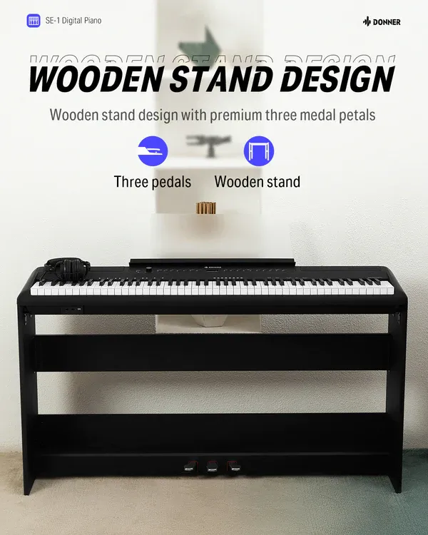 DONNER Digital Piano SE-1 Black