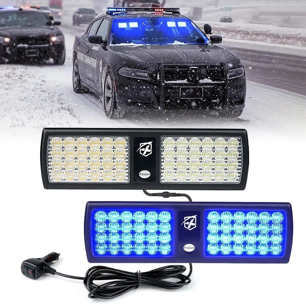 Dual Windshield Sun Visor Strobe Lights | Agent Series