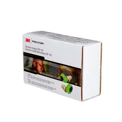 Earplugs - 3M™ PELTOR™ Electronic Earplug, Green, EEP-100