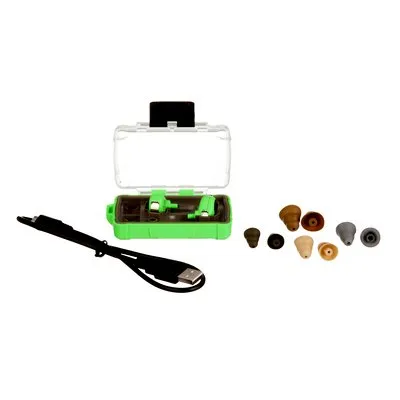 Earplugs - 3M™ PELTOR™ Electronic Earplug, Green, EEP-100