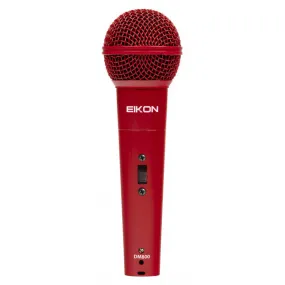 Eikon DM800RD Professional Vocal Microphone with Dynamic Capsule (Red)