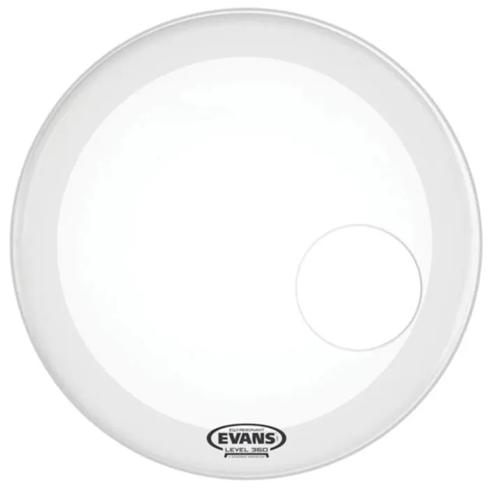 Evans 22 Inch EQ3 Smooth White Resonant Bass Head
