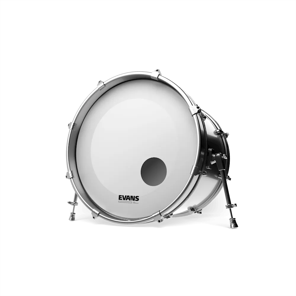 Evans EQ3 Resonant Coated White Bass Drum Head 20''