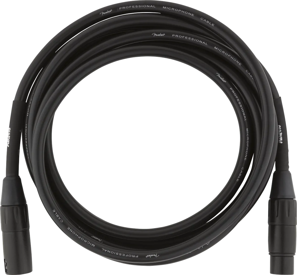 Fender Professional Series 10ft. Microphone Cable, Black