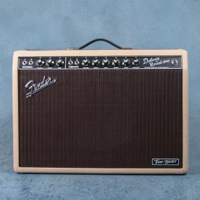 Fender Tone Master Deluxe Reverb Amplifier w/Footswitch And Cover - Blonde - Preowned