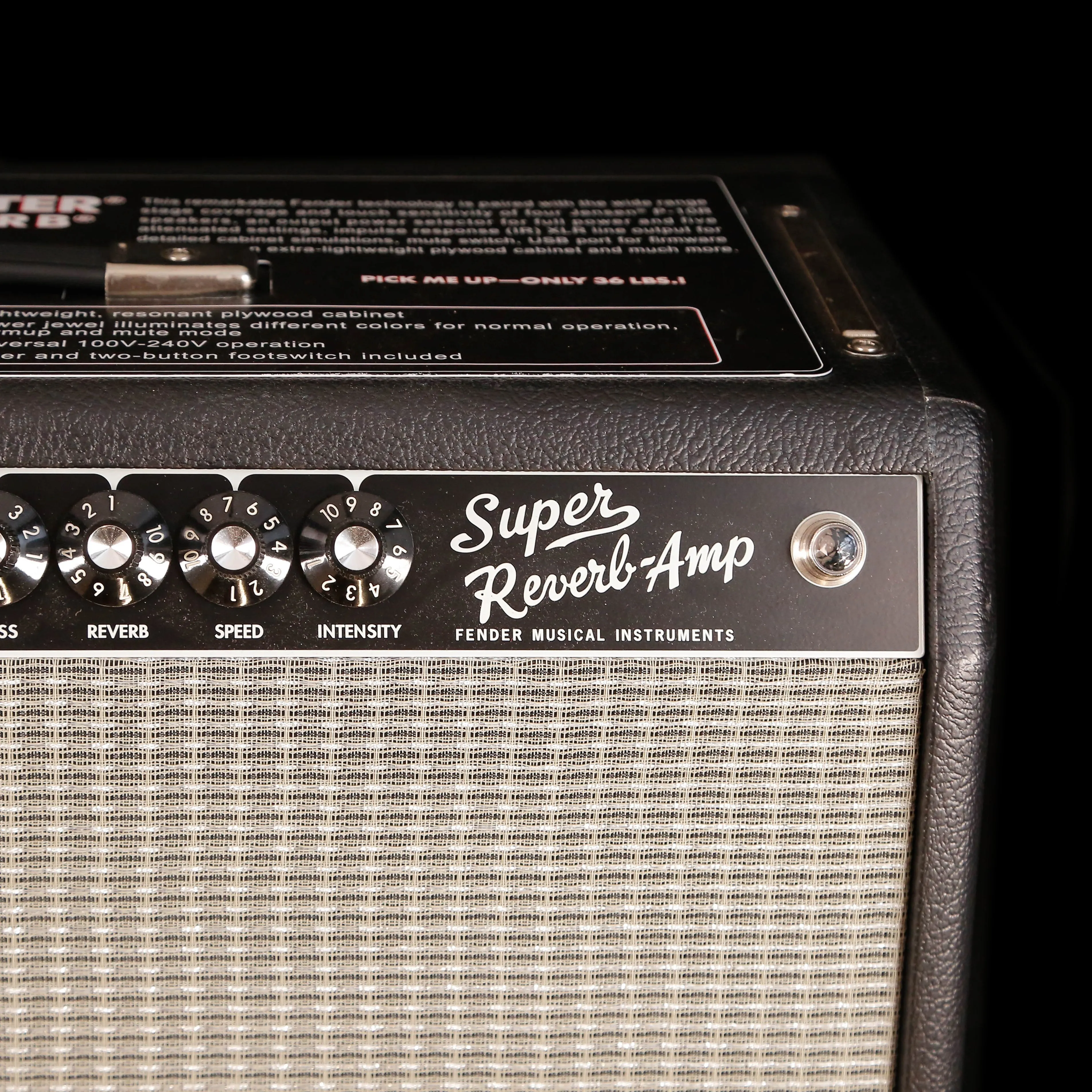 Fender Tone Master Super Reverb 4 x 10'' Combo Guitar Amplifier